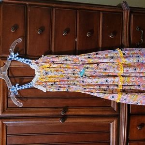 Matilda Jane Tell Me More Shoulder Tie Maxi dress